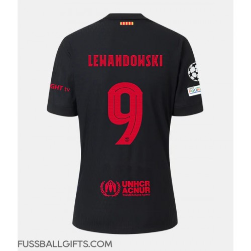 Barcelona Robert Lewandowski #9 Fußballbekleidung Auswärtstrikot 2024-25 Kurzarm